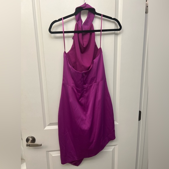 Elliatt Camo Dress in Fuschia | Size Large - Picture 7 of 7